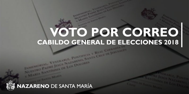 cabildo general elecciones 2018 voto correo